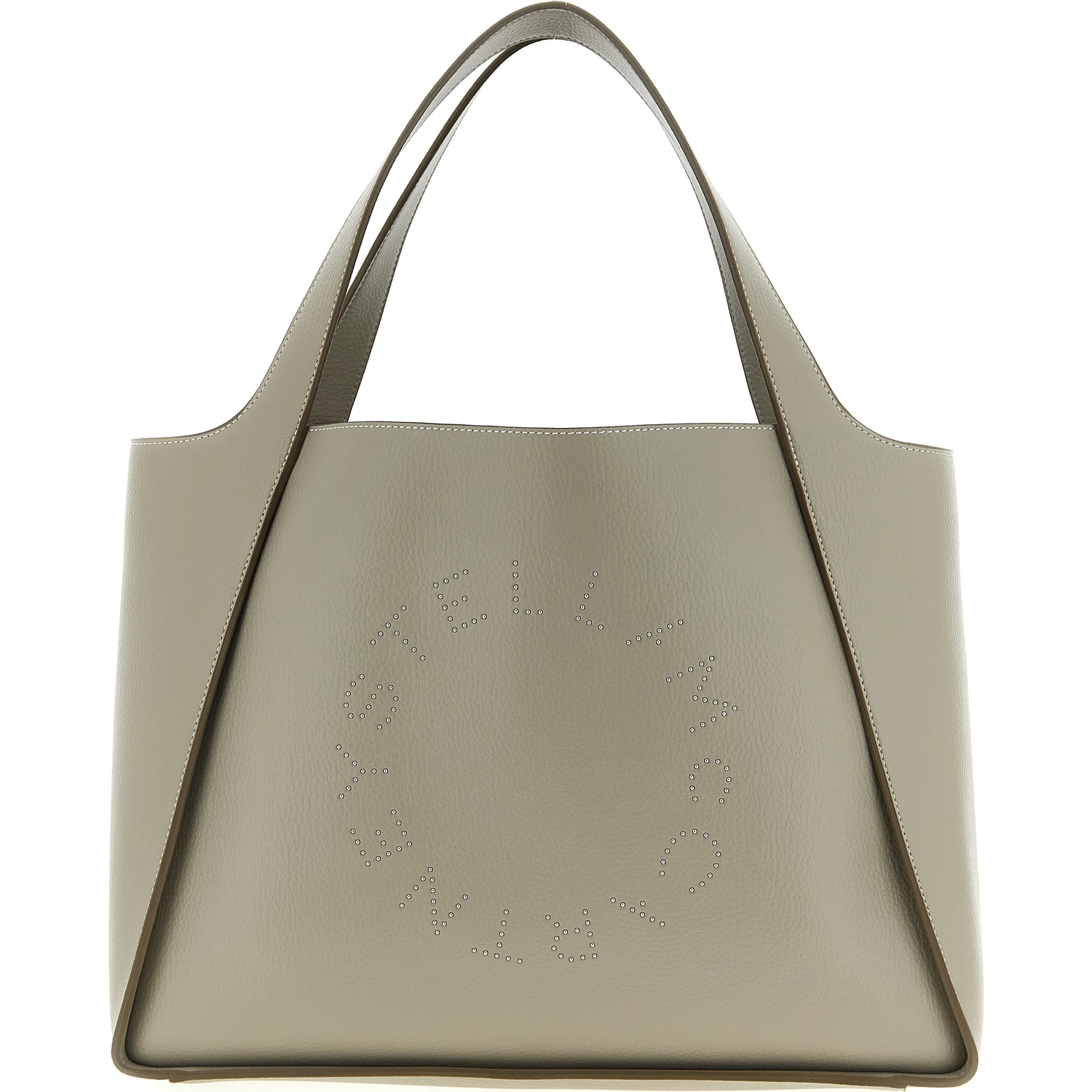 Beige Polyamide Tote Bag