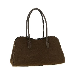 Brown Hemp Shoulder Bag