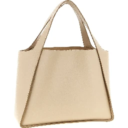 Beige Polyamide Tote Bag