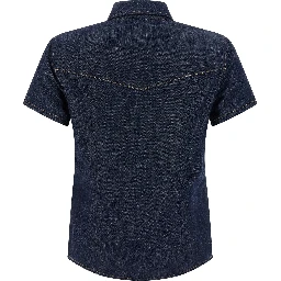 Blue Cotton Blouse