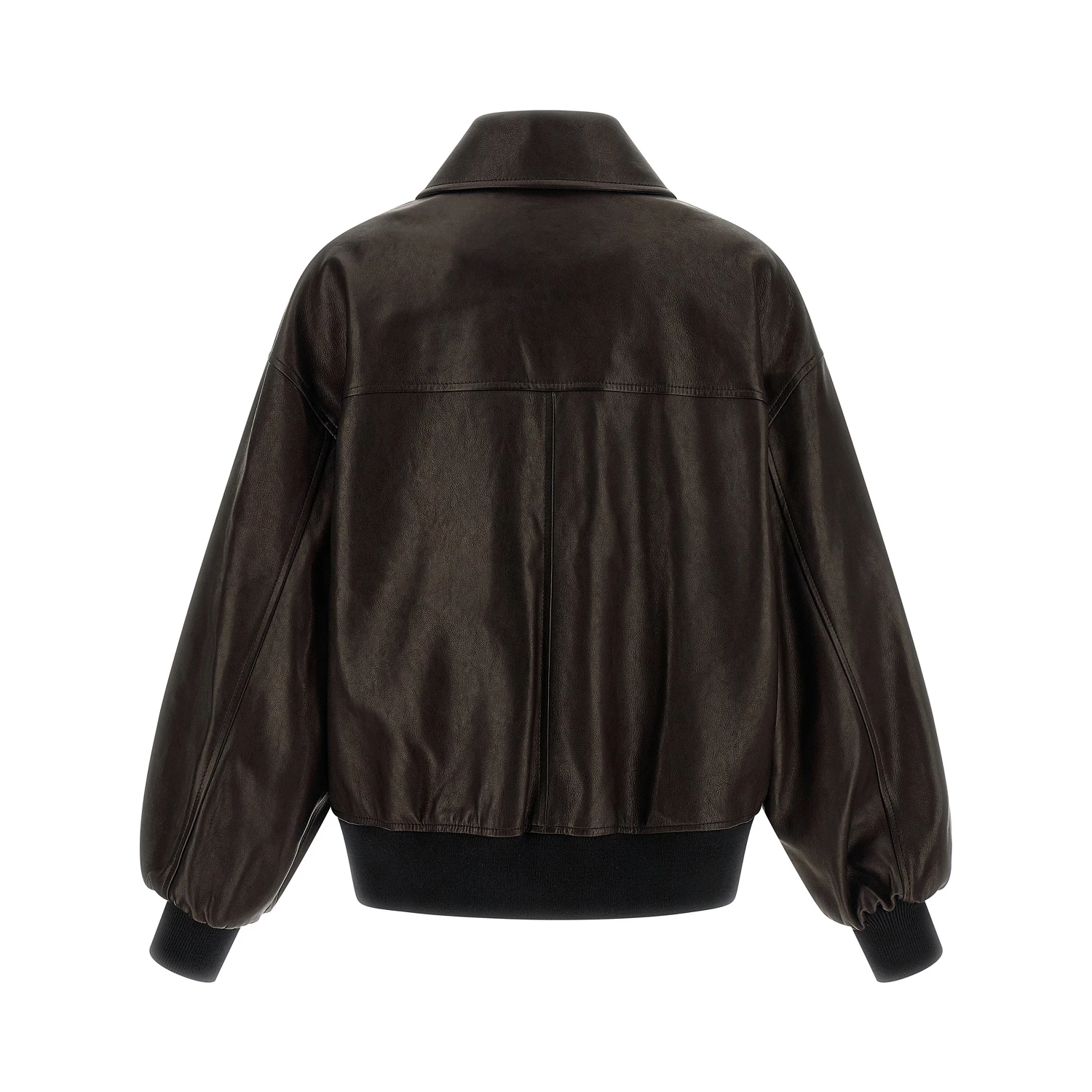 Brown Lamb Leather Leather Jacket