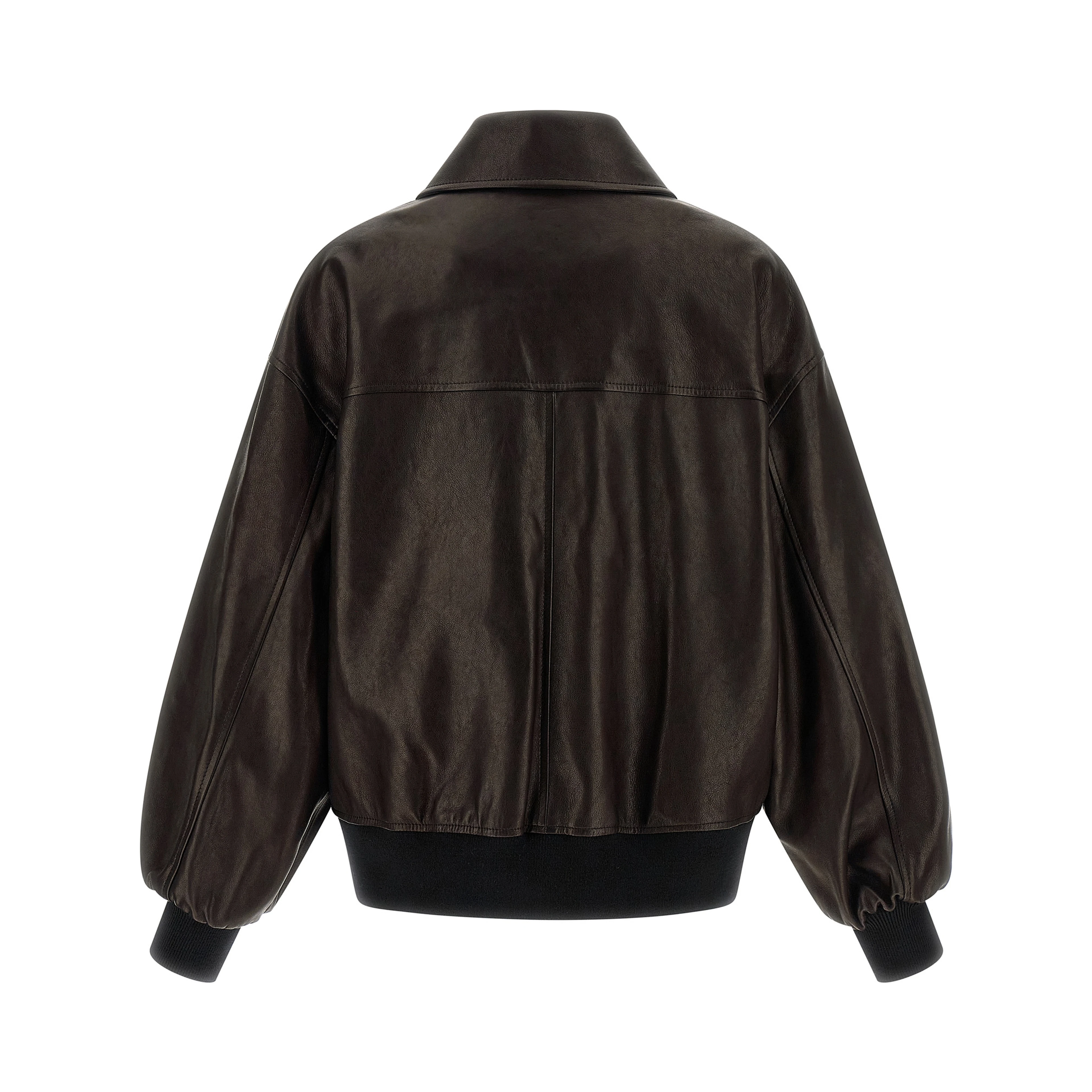 Brown Lamb Leather Leather Jacket