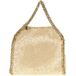 Gold Polyester Handbag
