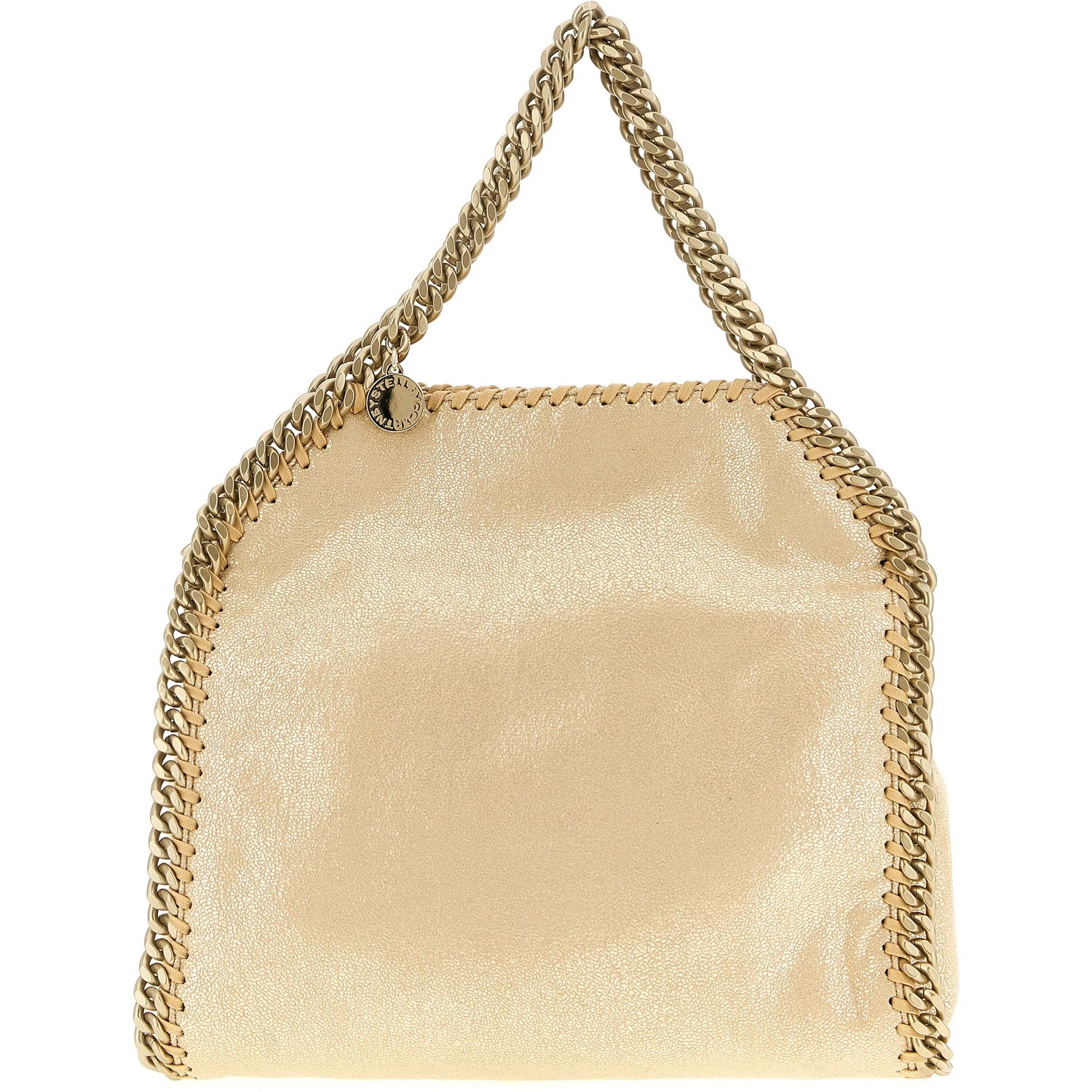 Gold Polyester Handbag