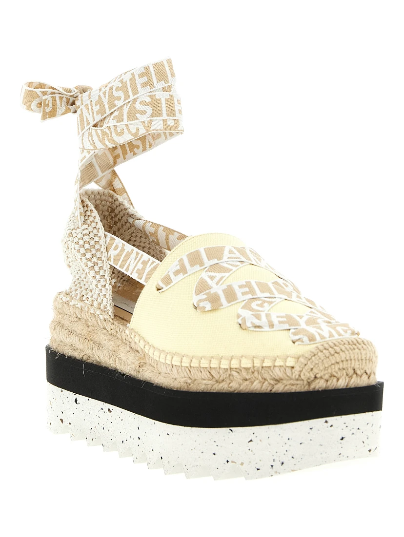 Bicolor Polyethylene Wedge Sandals