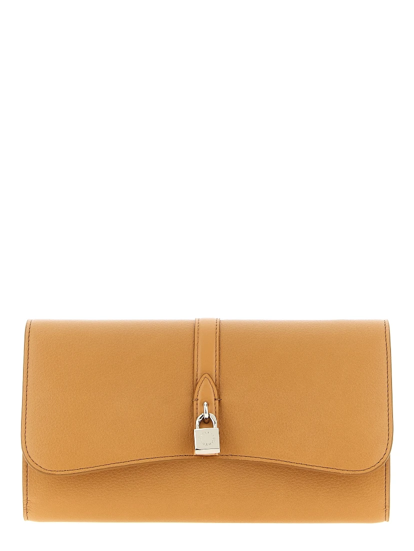 Beige Polyamide Cardholder
