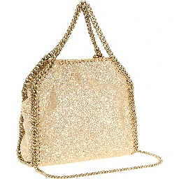 Gold Polyester Handbag