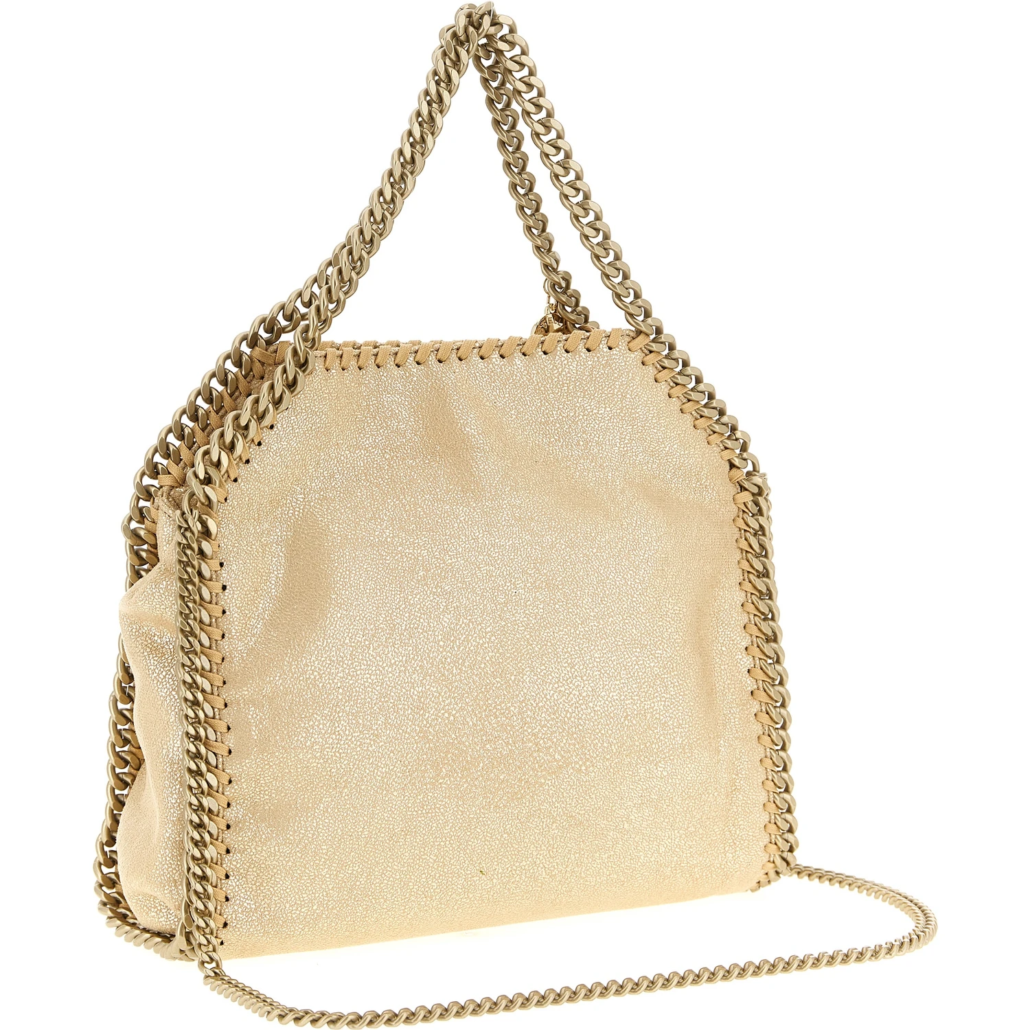 Gold Polyester Handbag