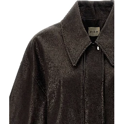 Brown Lamb Leather Leather Jacket