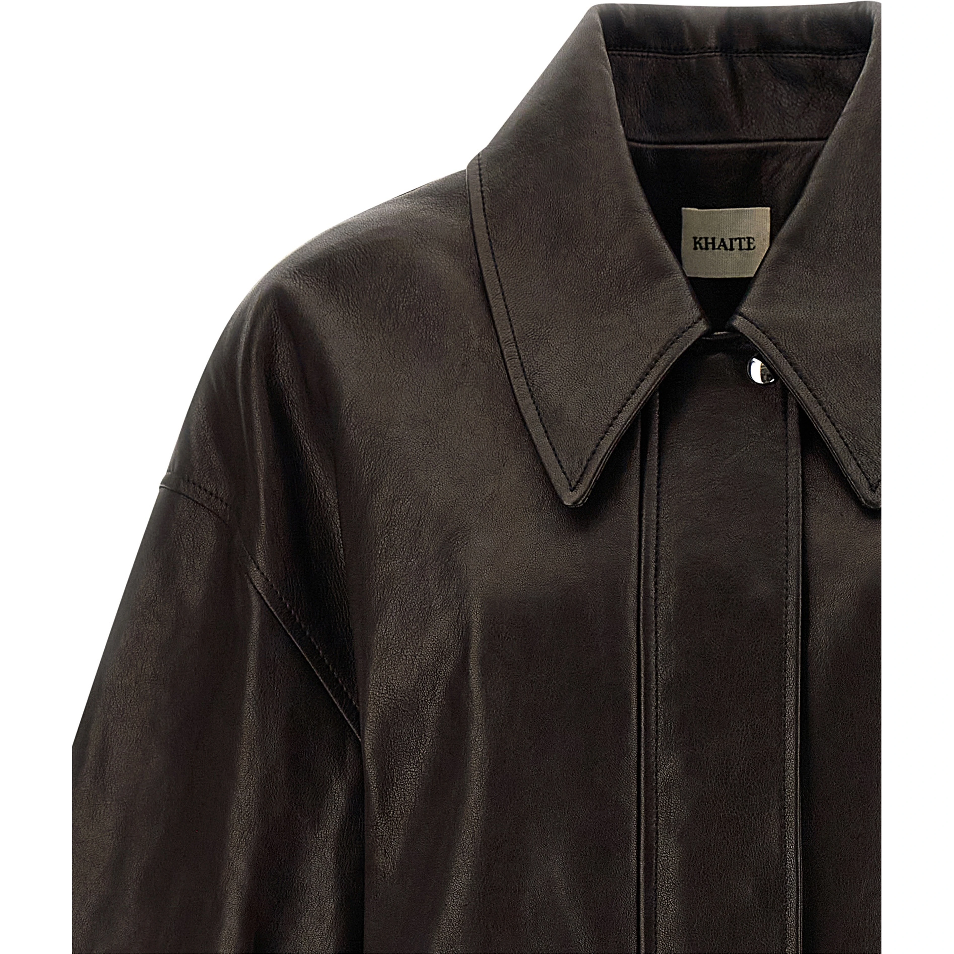 Brown Lamb Leather Leather Jacket