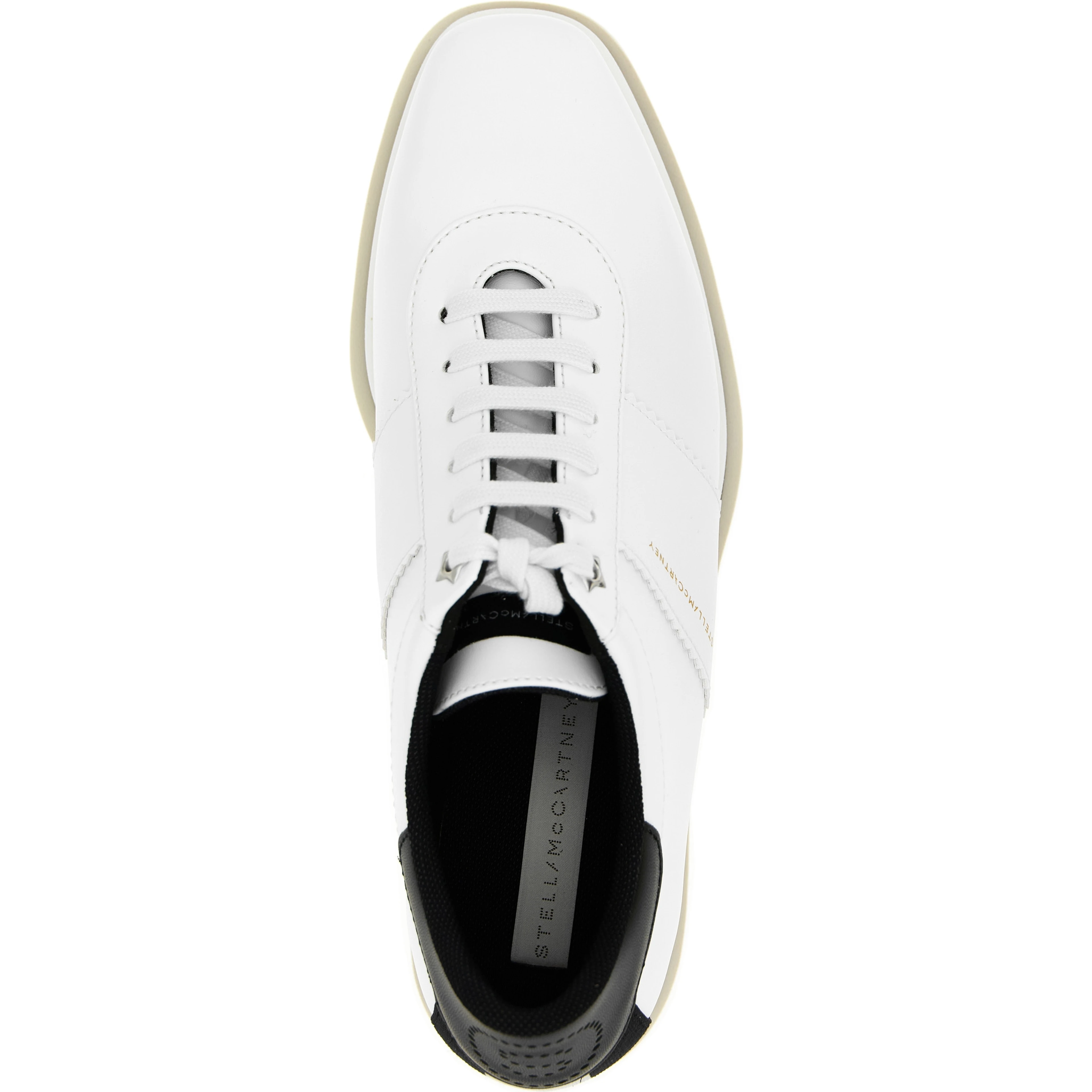 White Polyethylene Wedge Sandals