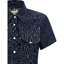 Blue Cotton Blouse