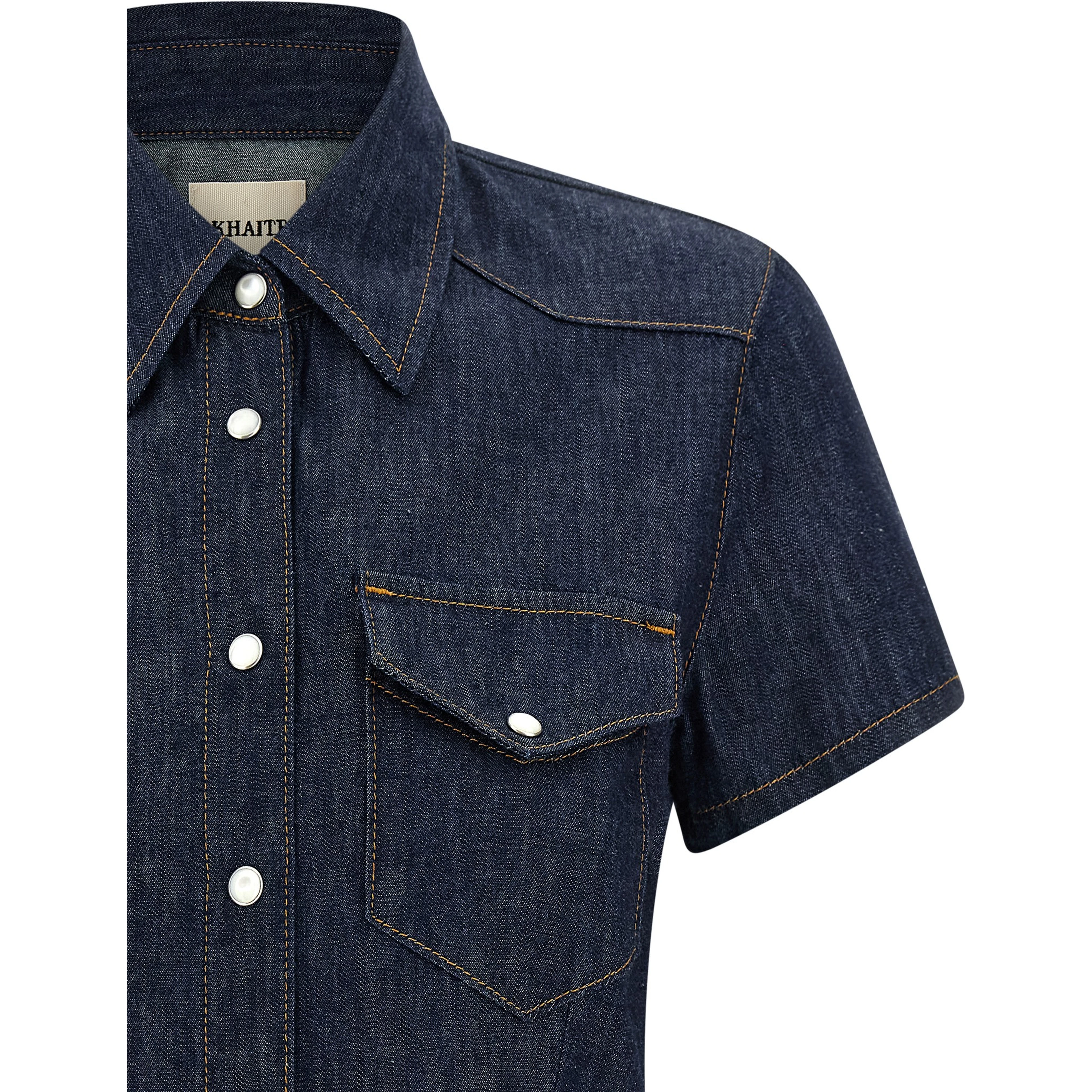 Blue Cotton Blouse