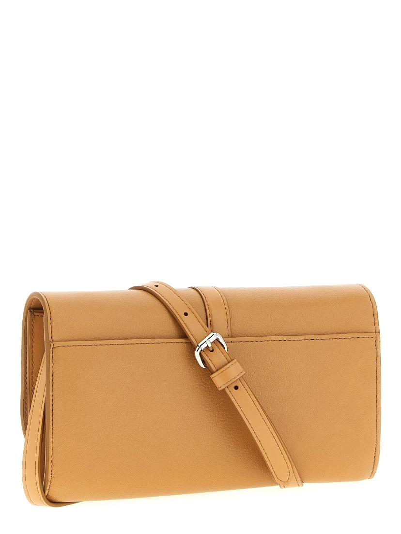 Beige Polyamide Cardholder
