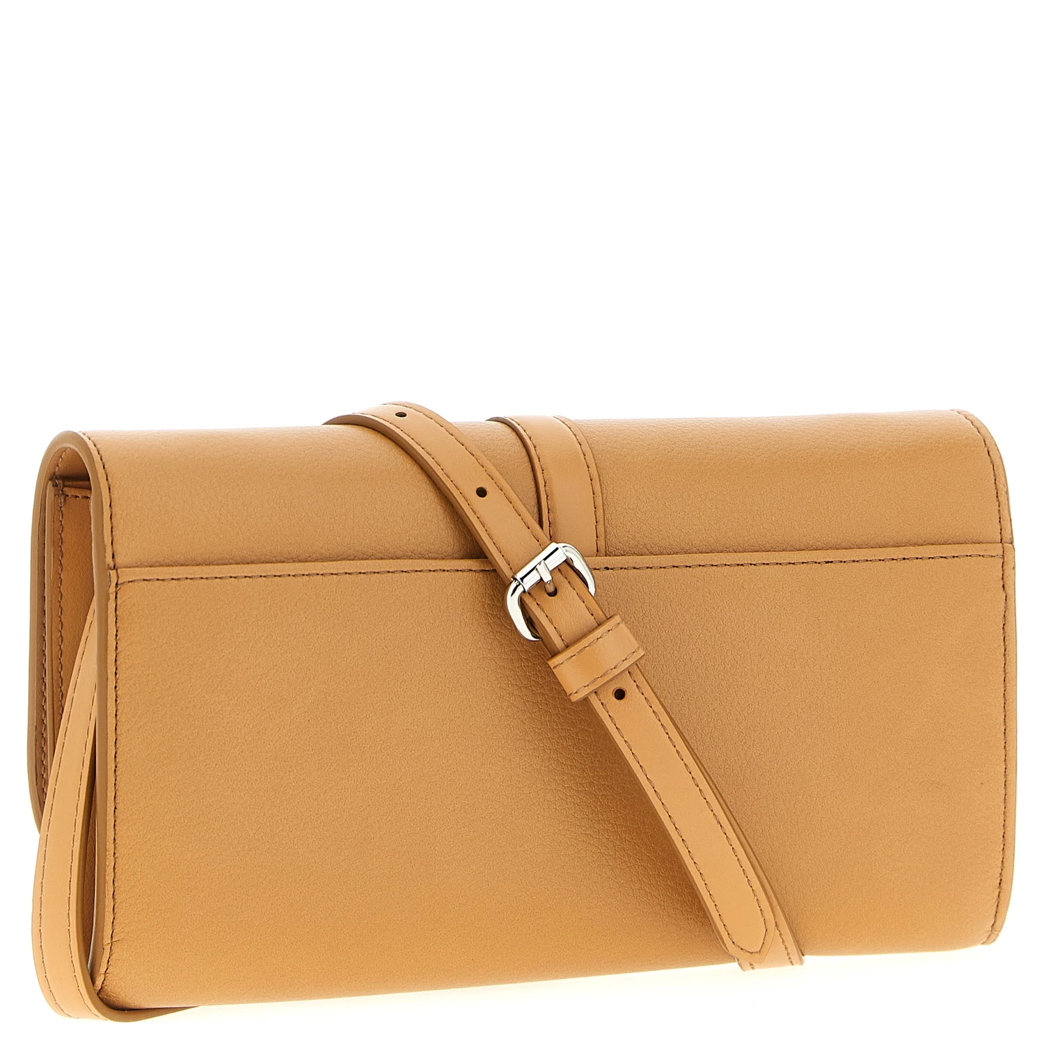 Beige Polyamide Cardholder