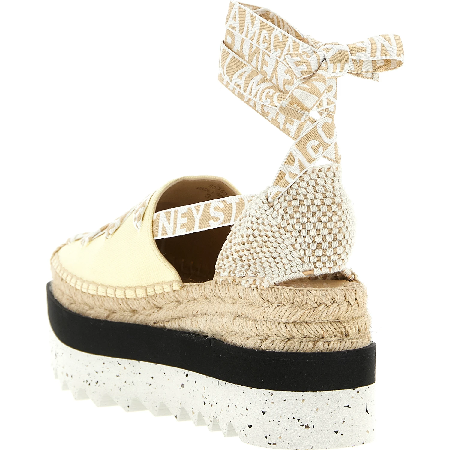 Bicolor Polyethylene Wedge Sandals