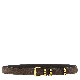 Brown Cowhide Belt