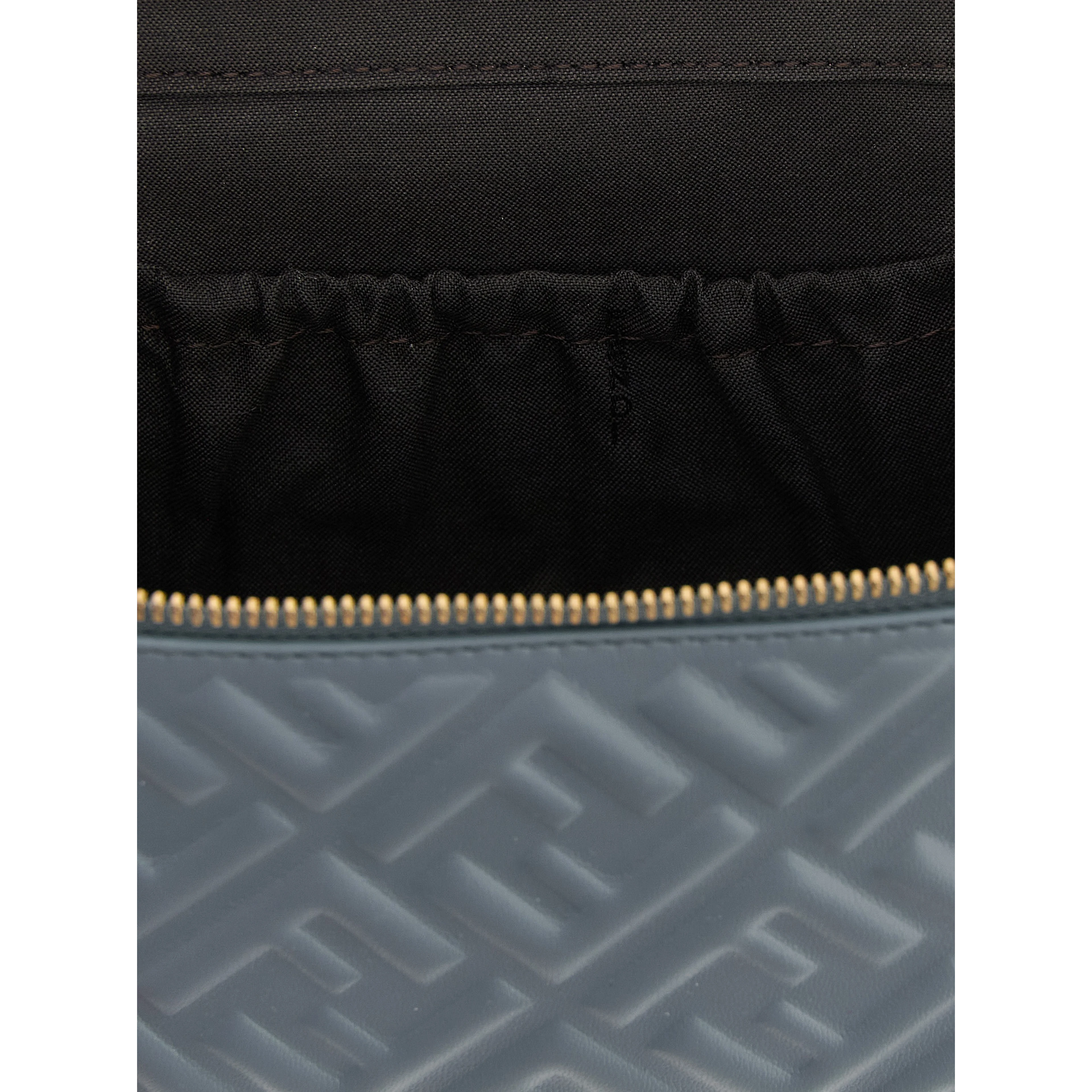 Blue Lamb Leather Handbag