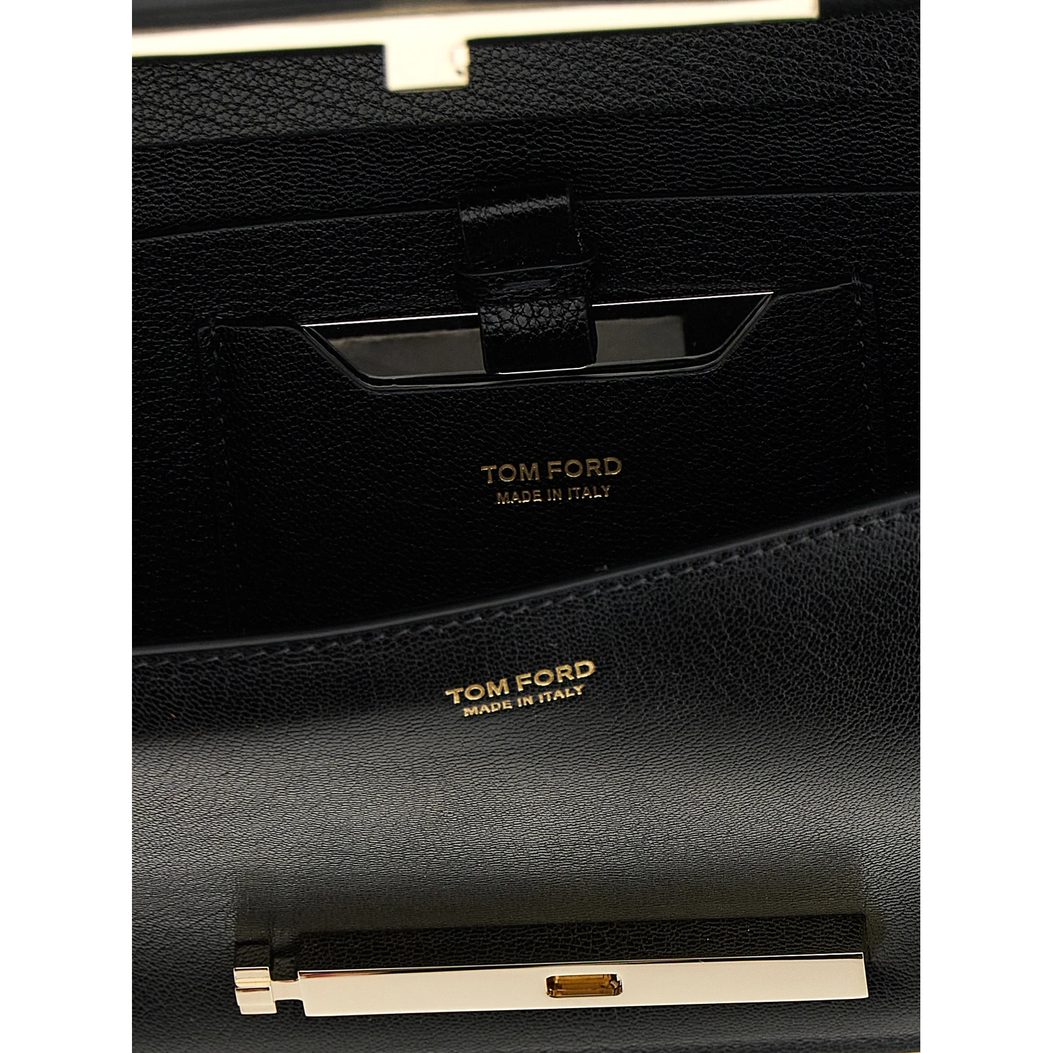 Black Goatskin Shoulder Bag