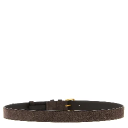 Brown Cowhide Belt