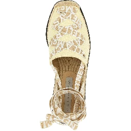 Bicolor Polyethylene Wedge Sandals