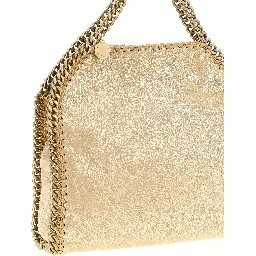Gold Polyester Handbag