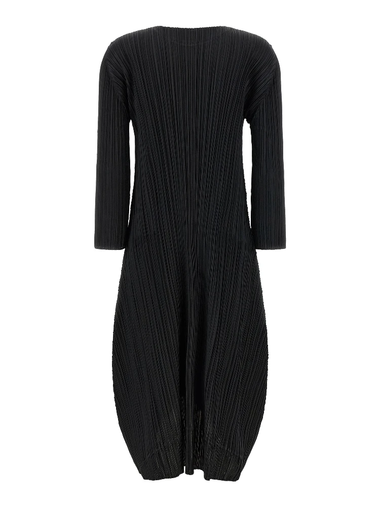 Black Polyester Midi Dress alternative