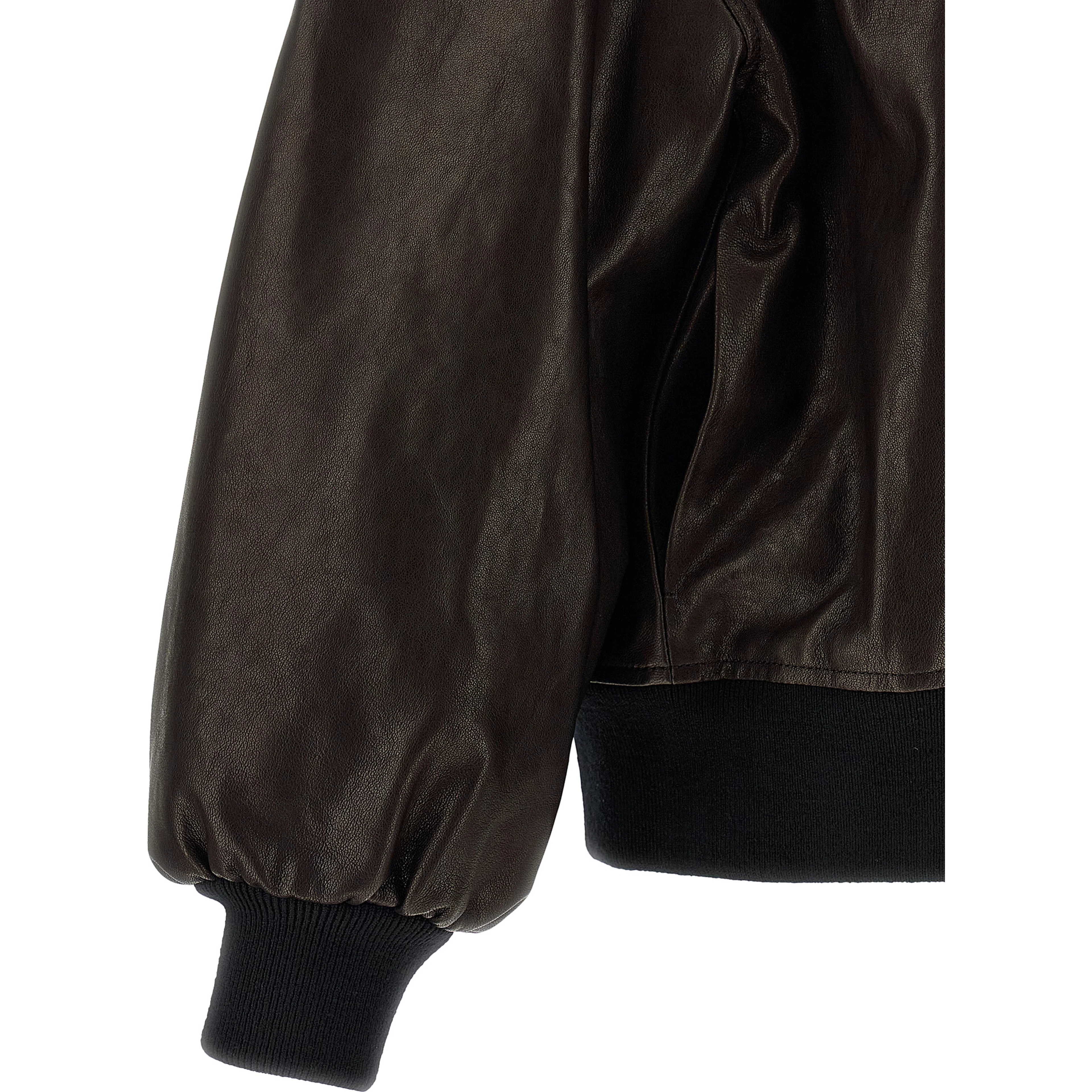 Brown Lamb Leather Leather Jacket