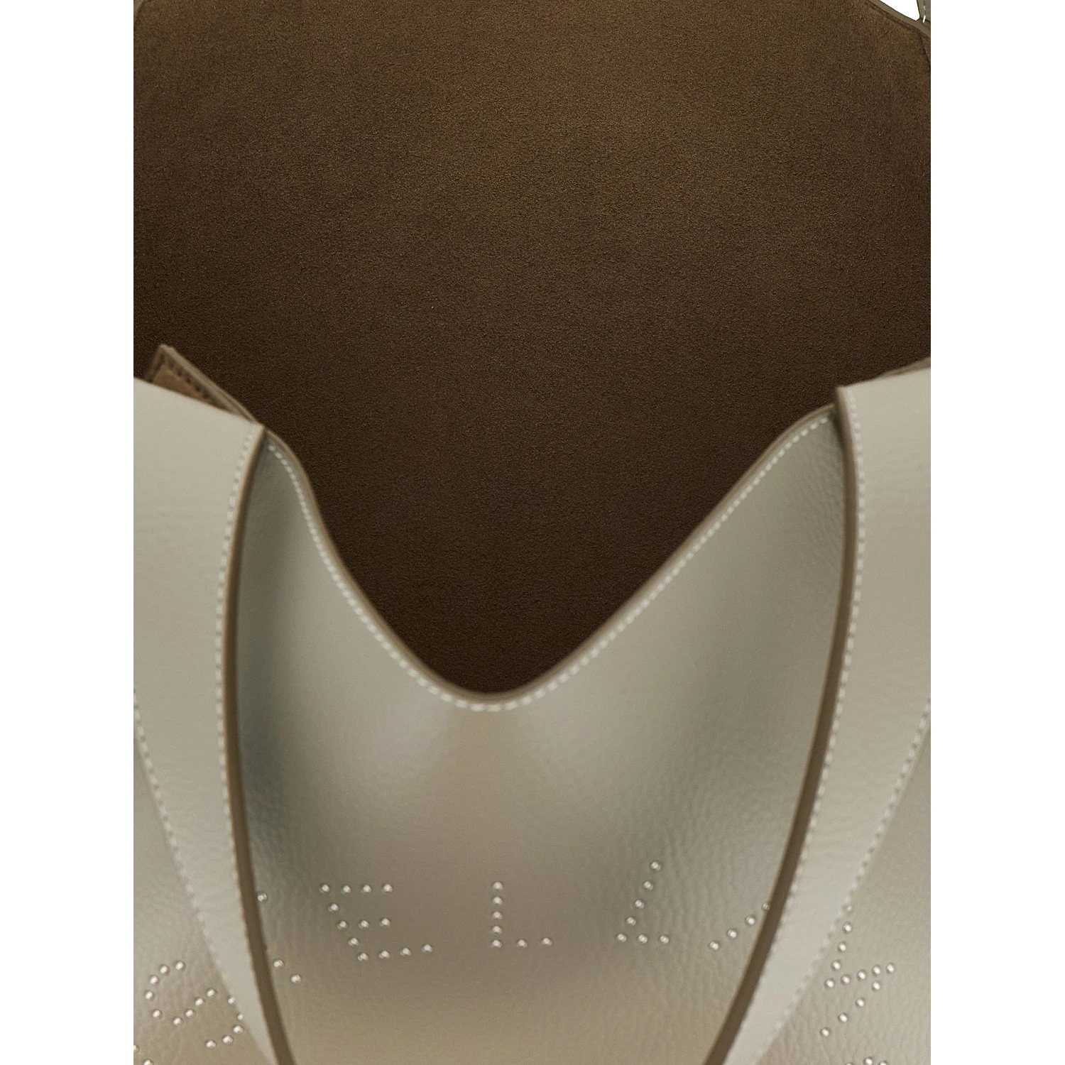 Beige Polyamide Tote Bag