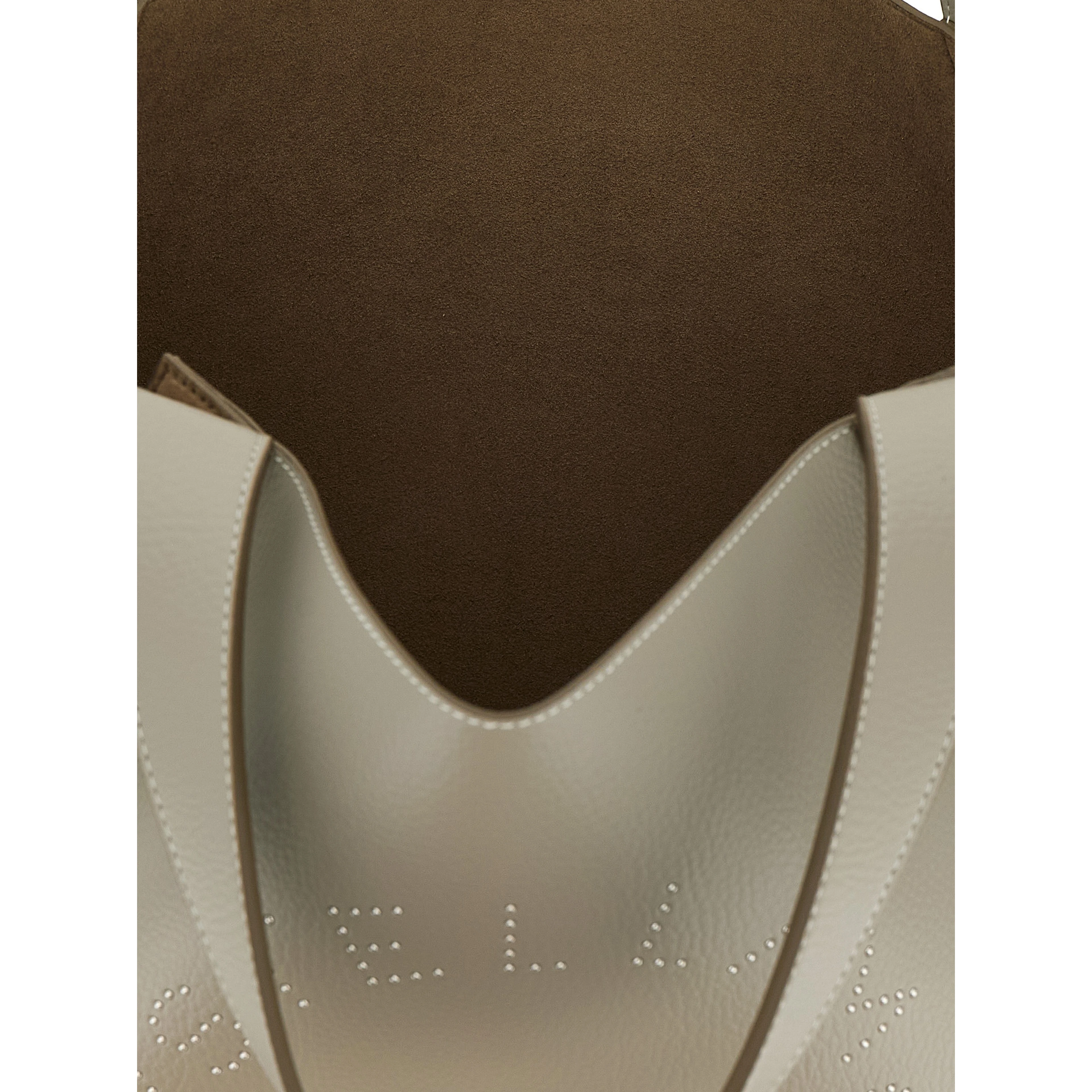 Beige Polyamide Tote Bag