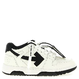 Bicolor Calfskin Low Top Sneakers