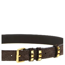 Brown Cowhide Belt