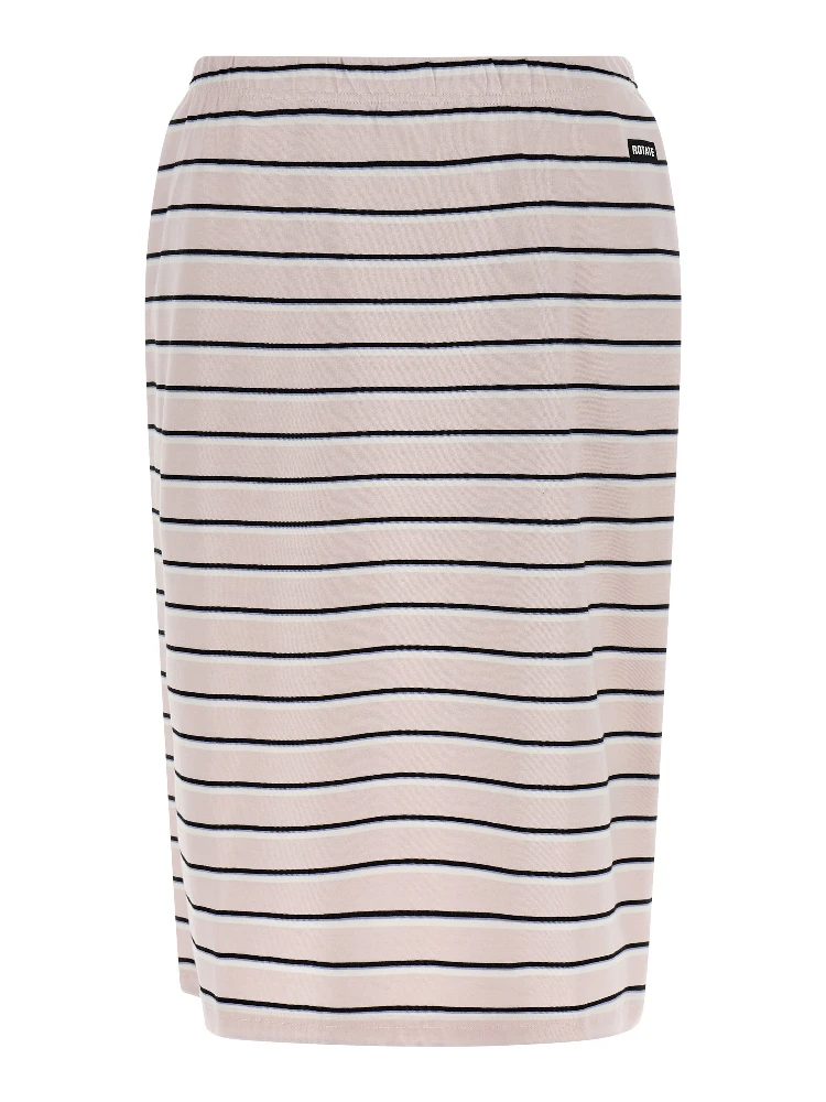 Multicolor Cotton Midi Skirt