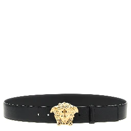 Black Calfskin Regular Belt