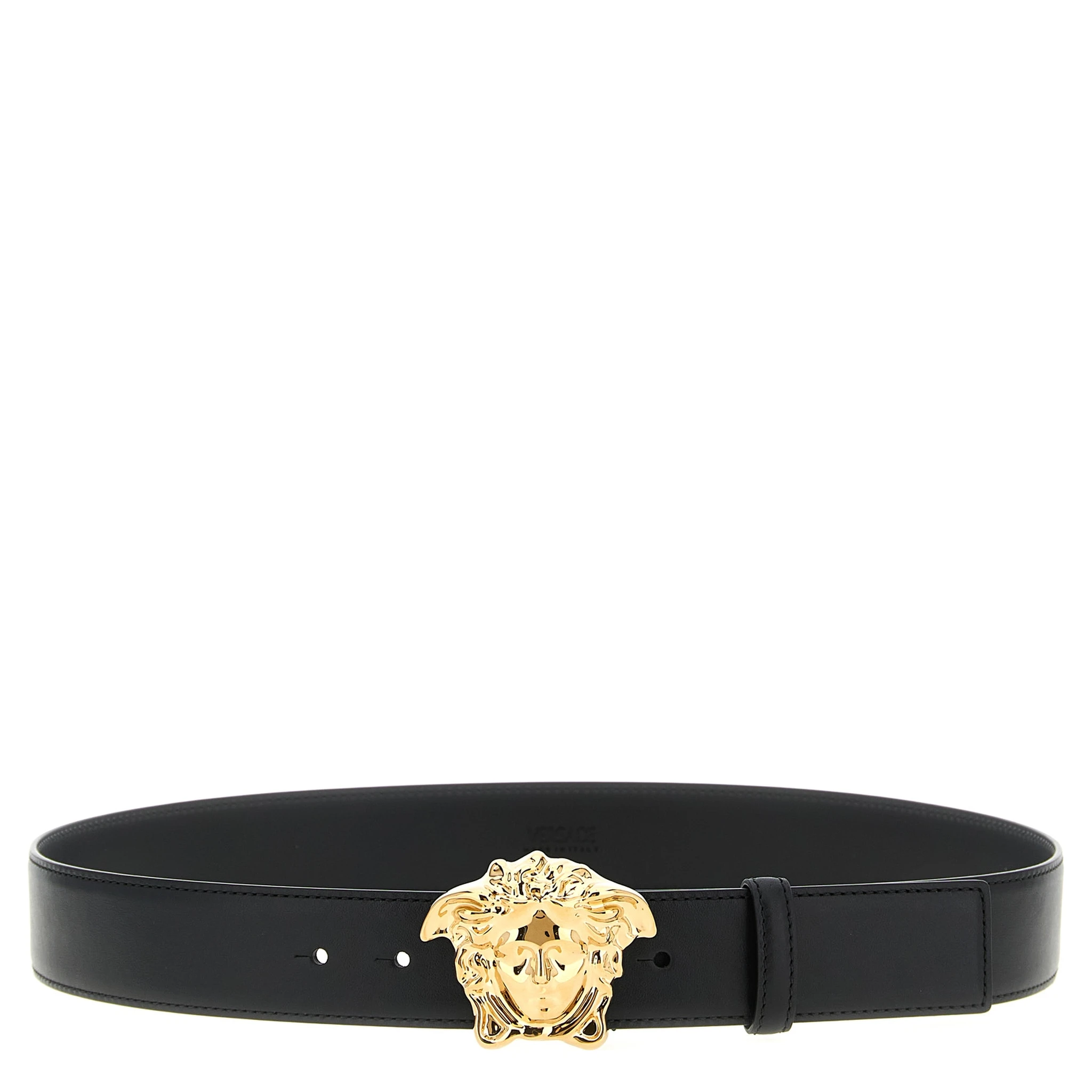 Black Calfskin Regular Belt