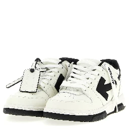 Bicolor Calfskin Low Top Sneakers