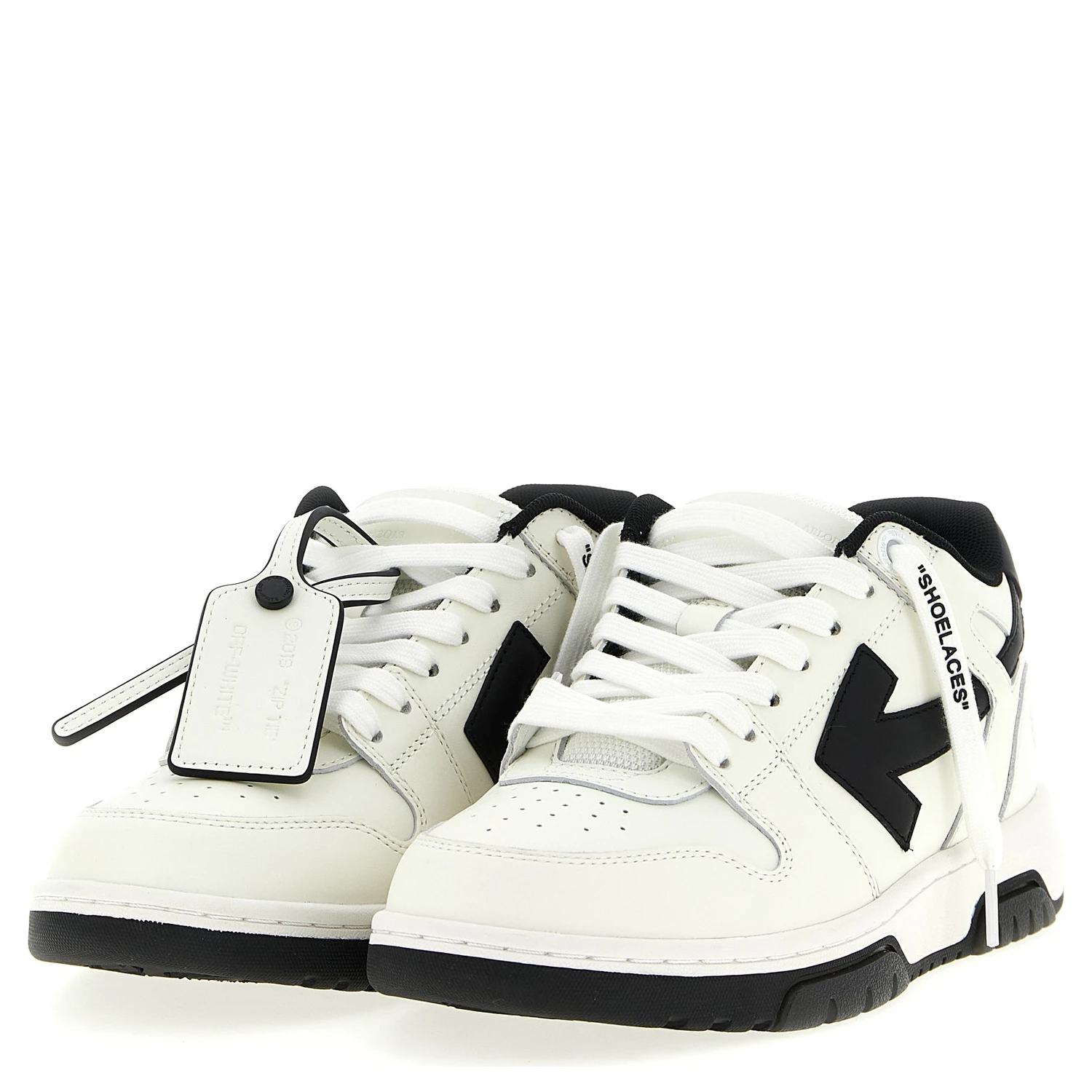 Bicolor Calfskin Low Top Sneakers