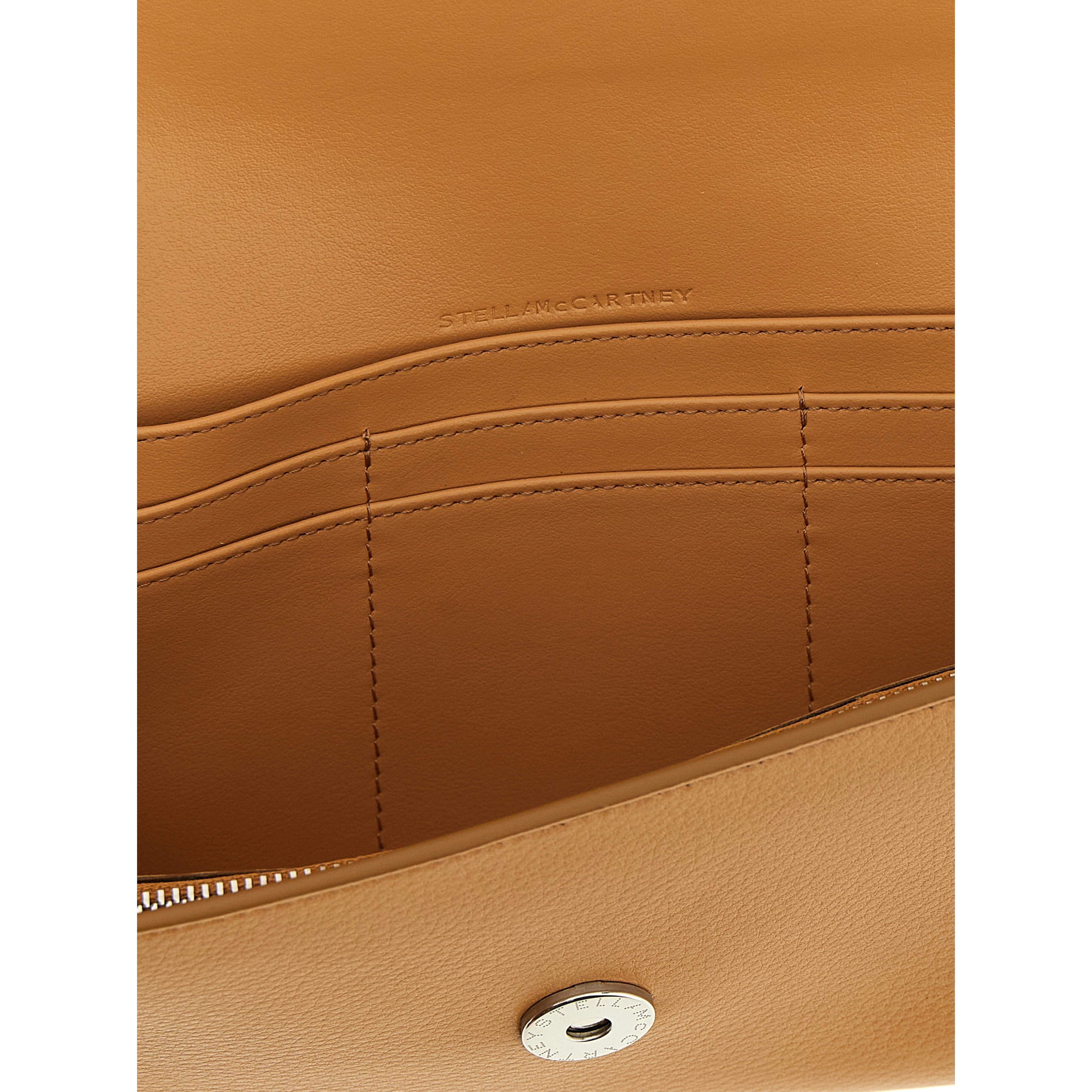 Beige Polyamide Cardholder