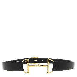 Black Calfskin Regular Belt