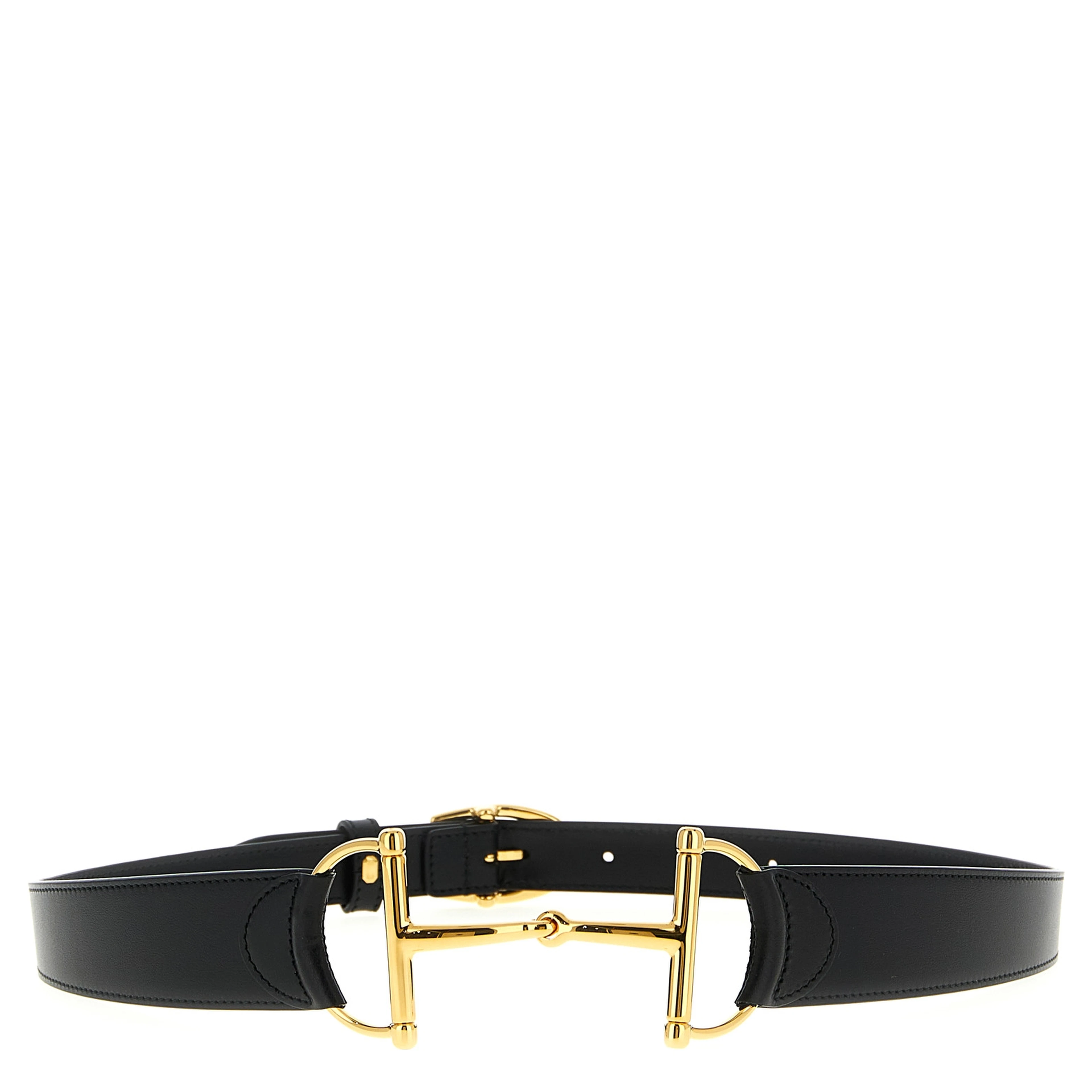Black Calfskin Regular Belt