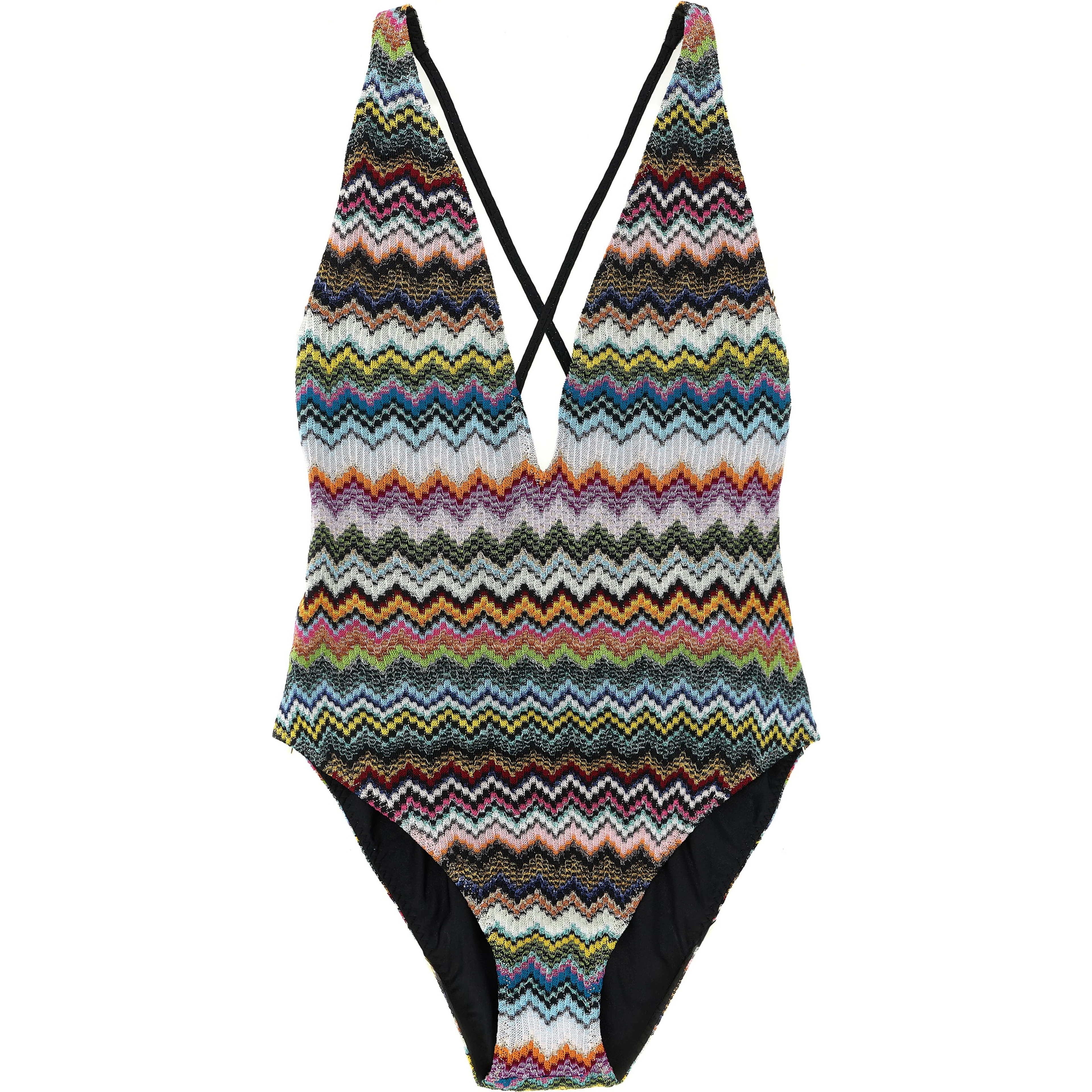 Multicolor Viscose One-Piece Swimsuit