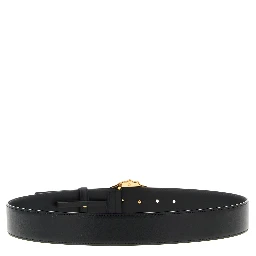 Black Calfskin Regular Belt