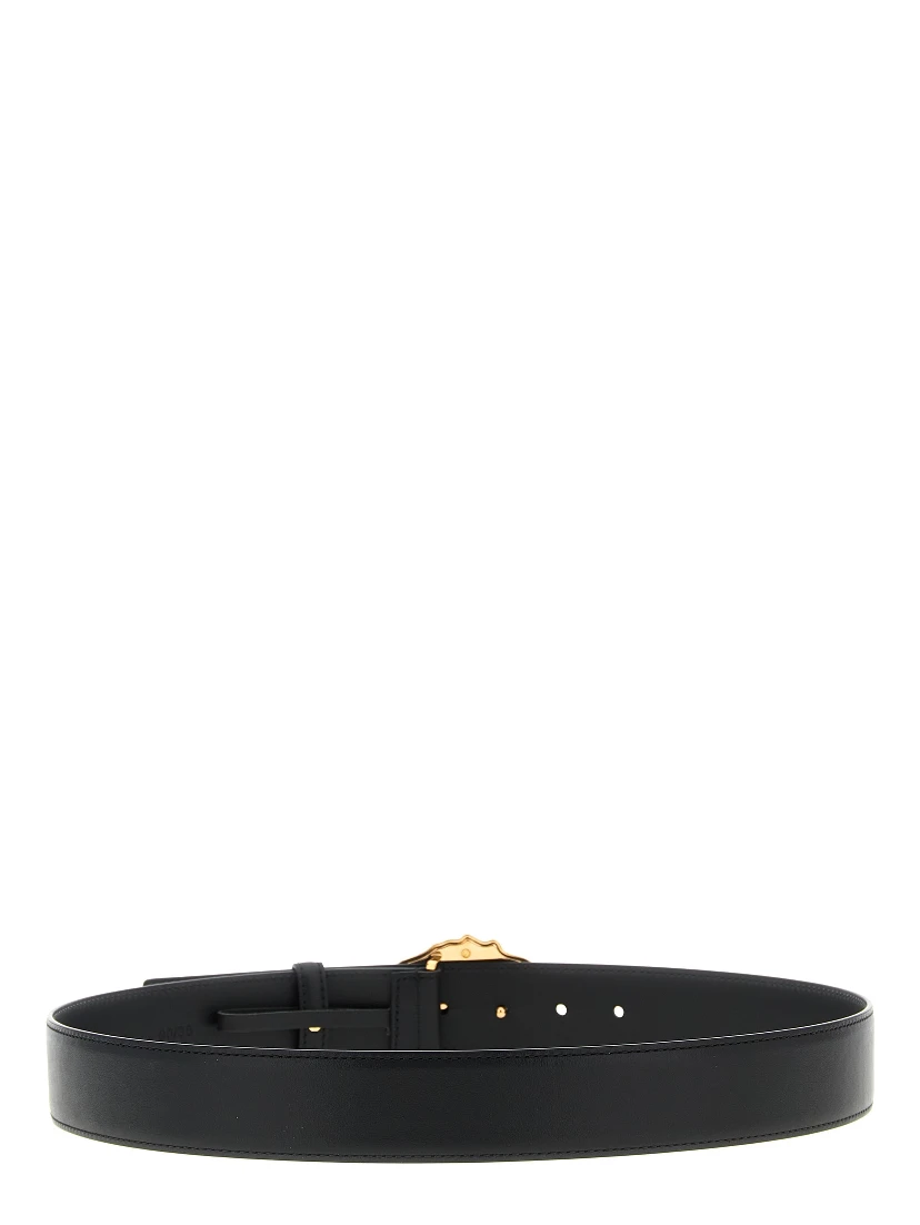 Black Calfskin Regular Belt