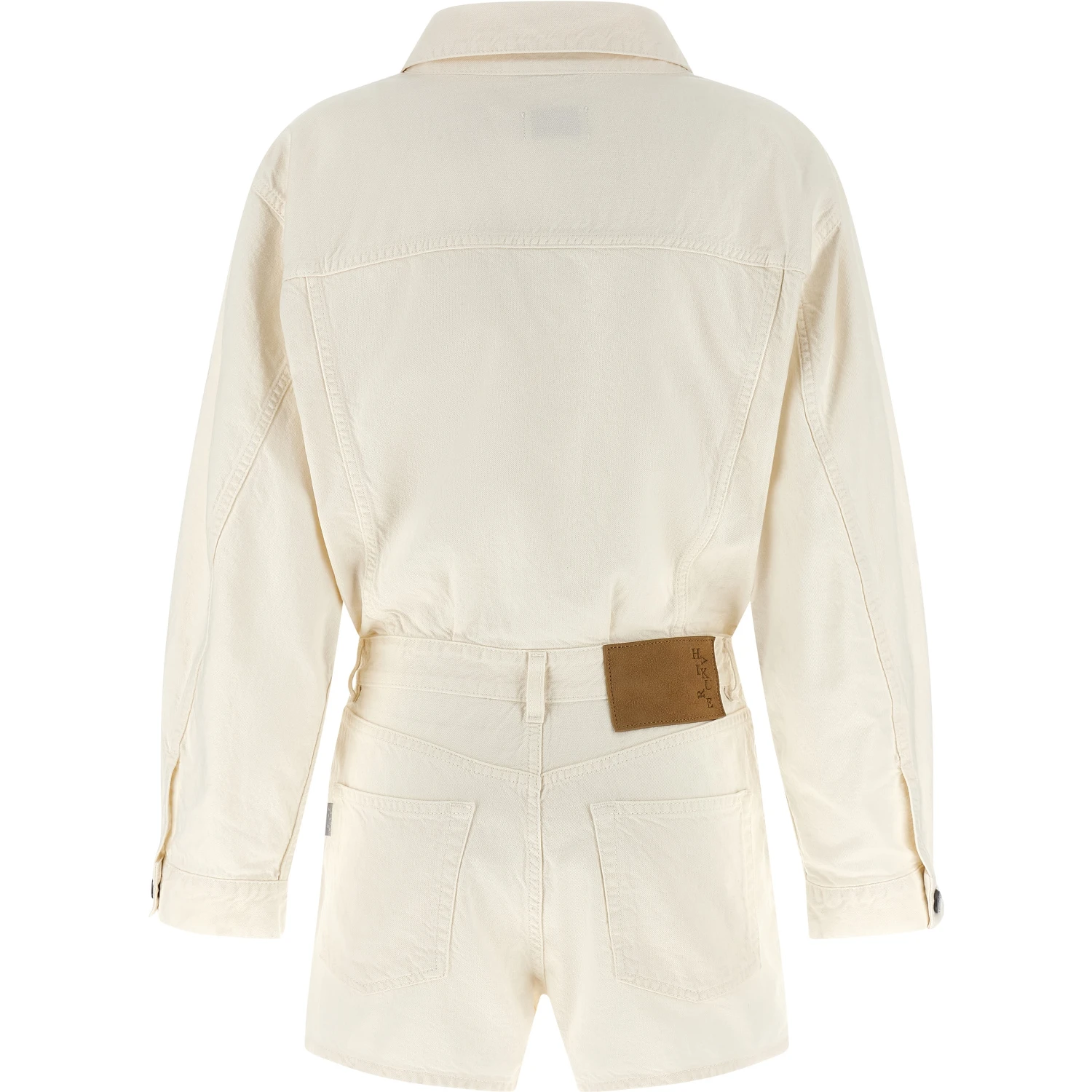 White Cotton Rompers