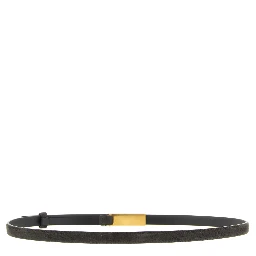 Brown Calfskin Regular Belt