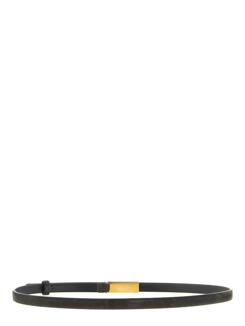 Brown Calfskin Regular Belt