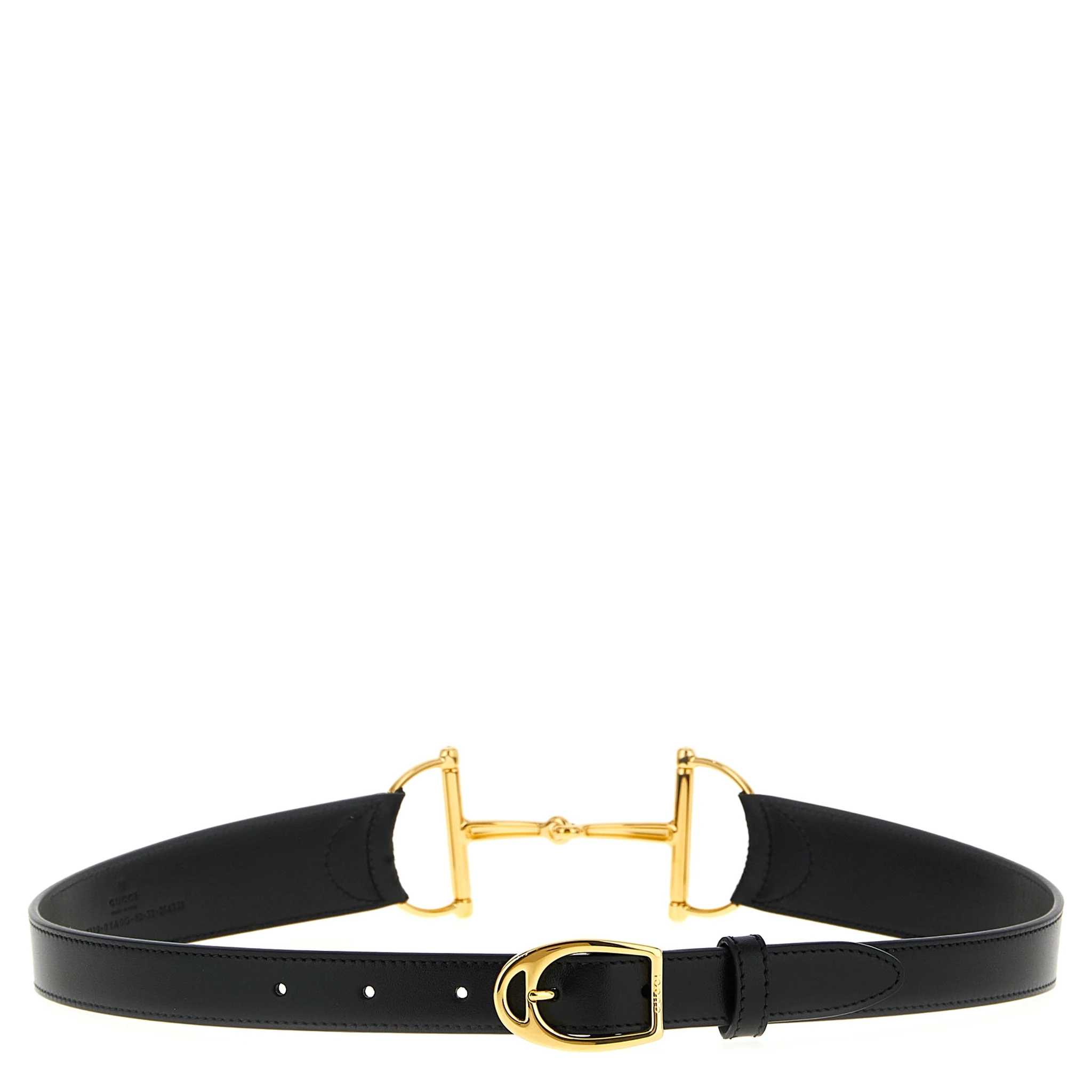 Black Calfskin Regular Belt
