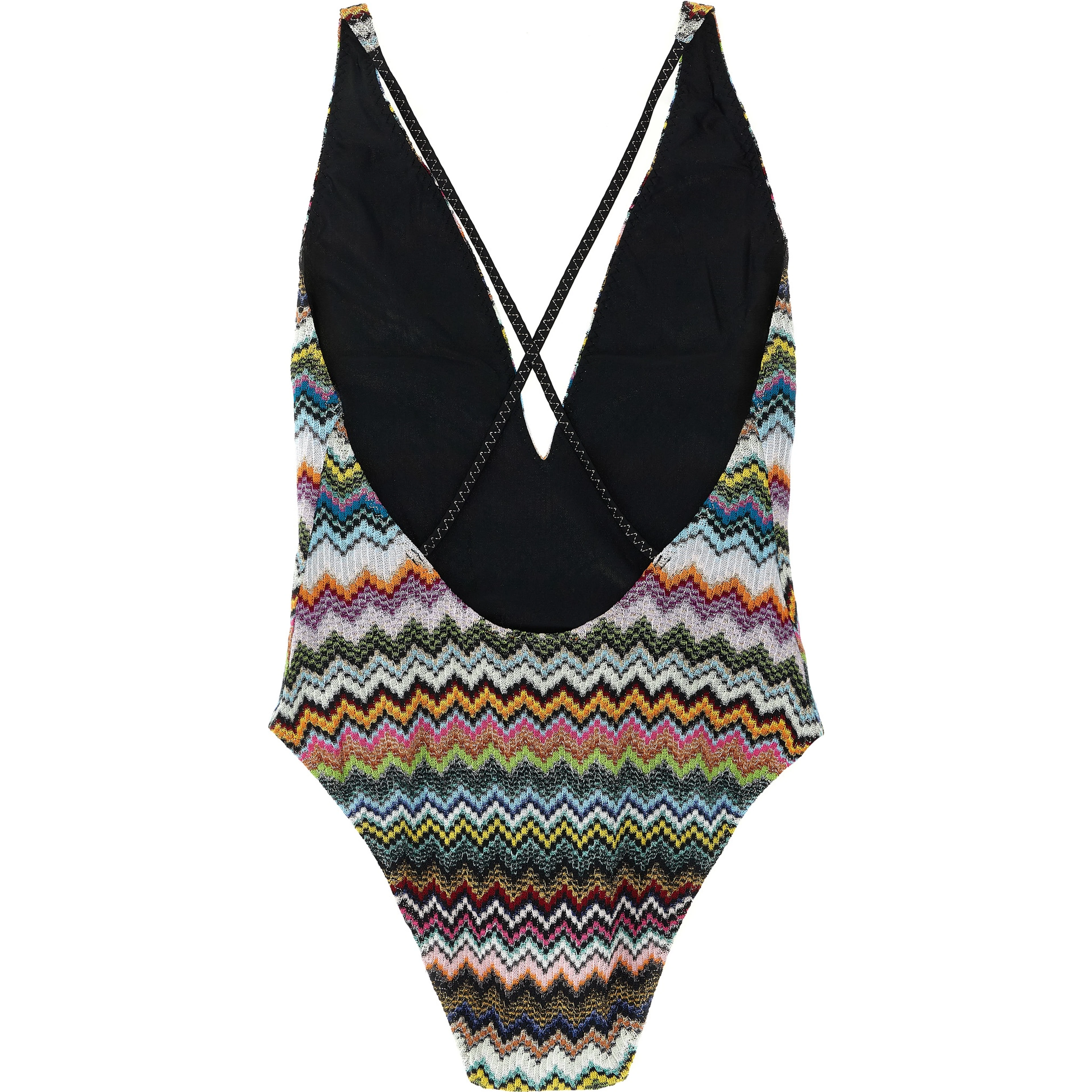 Multicolor Viscose One-Piece Swimsuit