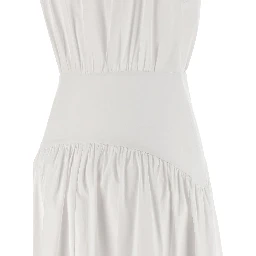 White Cotton Midi Dress