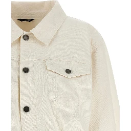 White Cotton Rompers